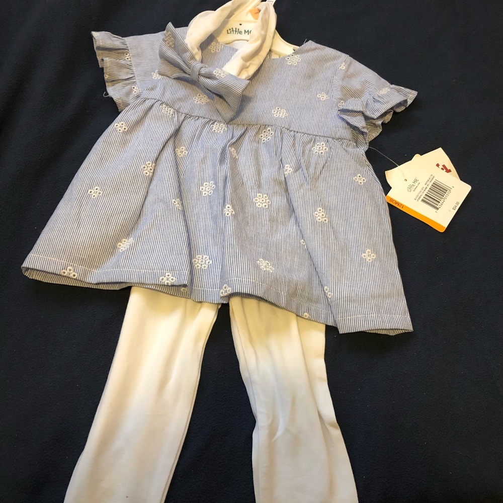Little me dress, leggings headband